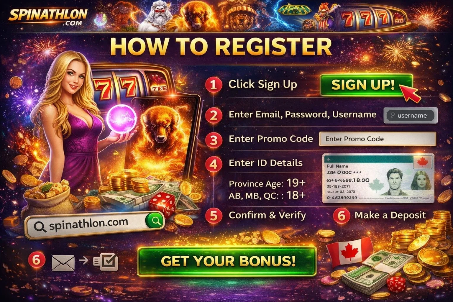 Spinathlon How to Register